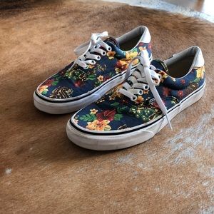 Hawaiian print vans